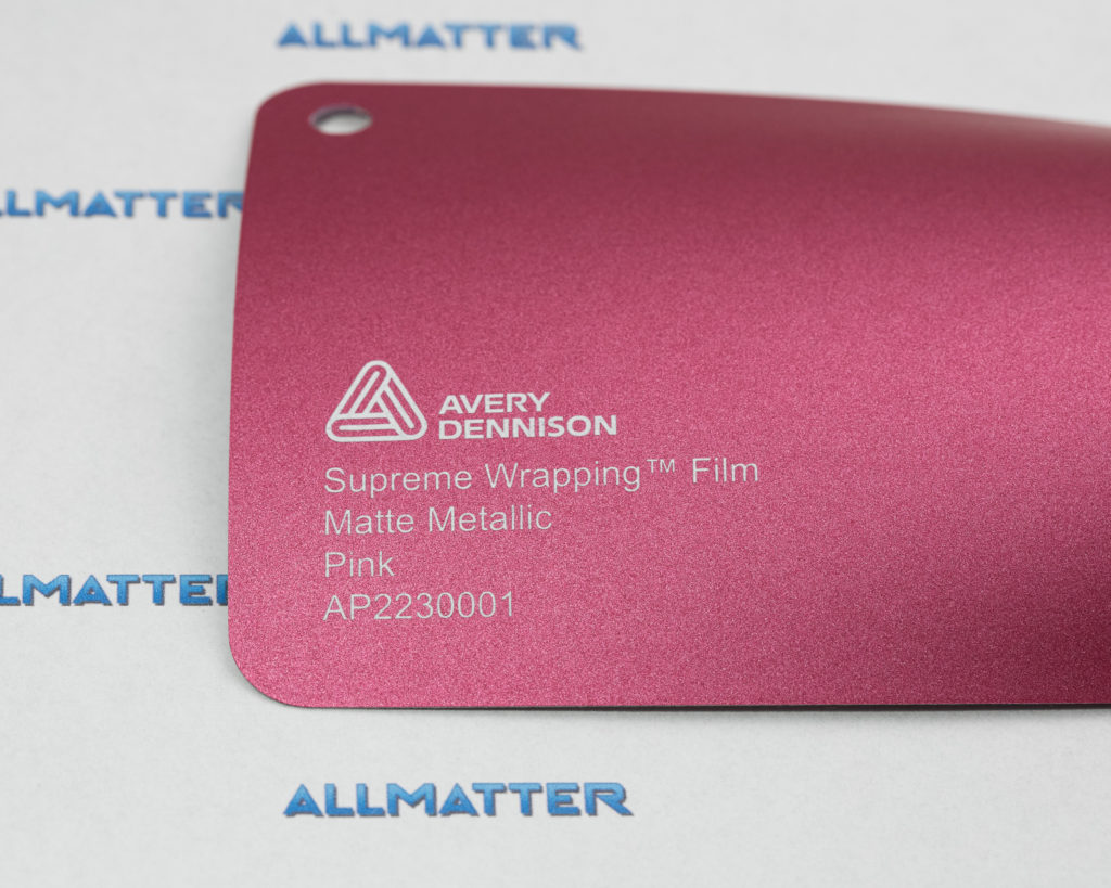Różowa folia matowa Avery Dennison Supreme Wrapping Film z numerem AP2230001