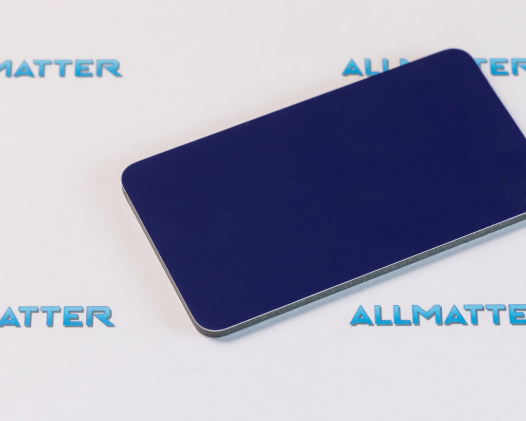 Płyta typu DIBOND ciemny niebieski RAL 5022 1 5x3 05 0 3mm