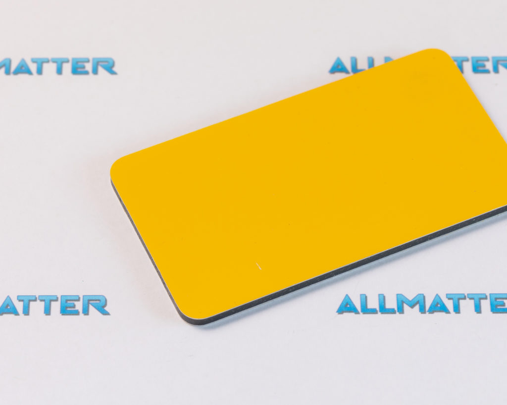 Płyta kompozytowa typu DIBOND żółty RAL 1023 1 5x3 05