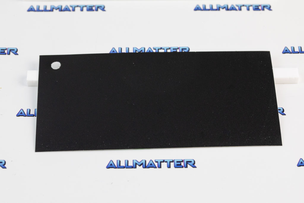 Folia architektoniczna w kolorze czarnym, matowa powierzchnia.