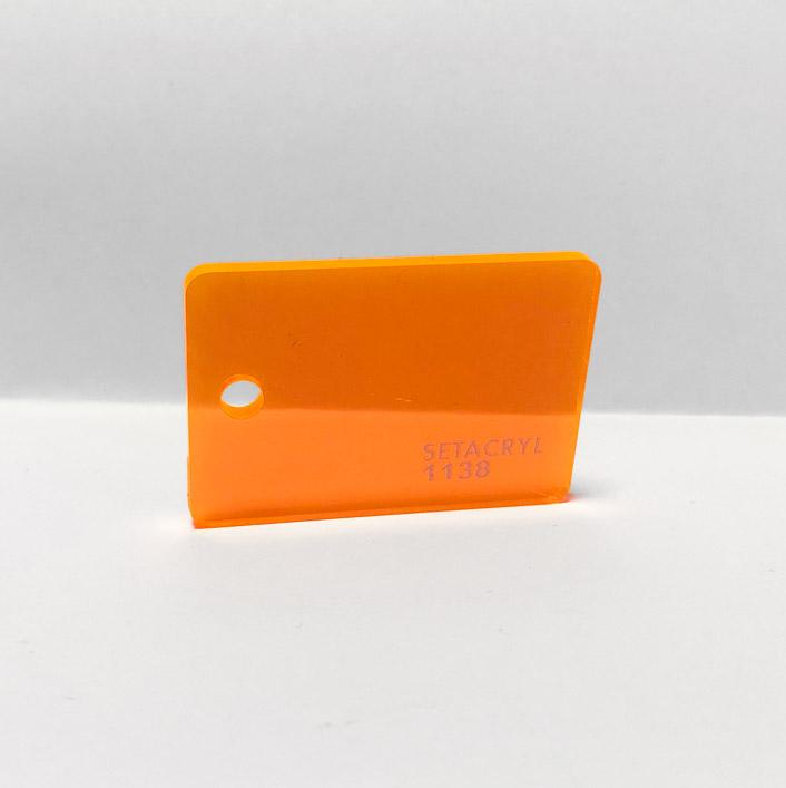 Plexi fluo pomarańczowa 3mm