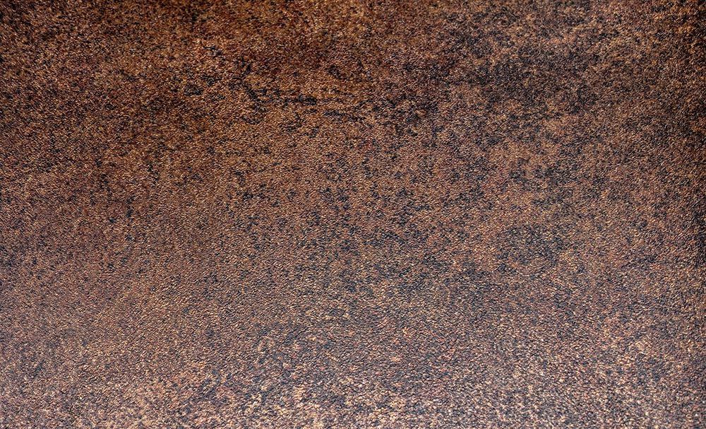 Folia architektoniczna o wyglądzie rdzawego metalu z teksturą powierzchni