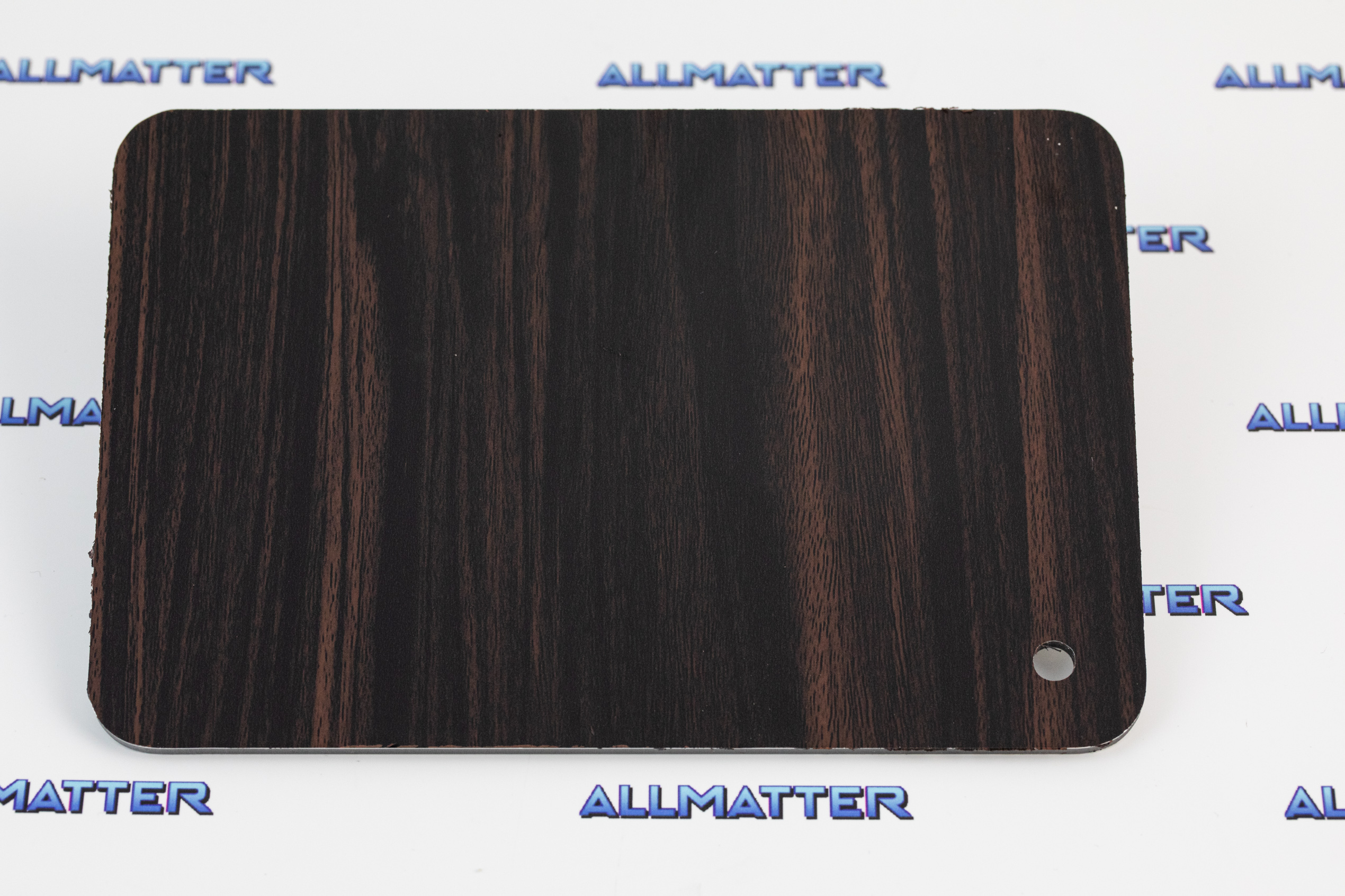 Płyta kompozytowa DIBOND w kolorze czarnym drewna teku 3mm.